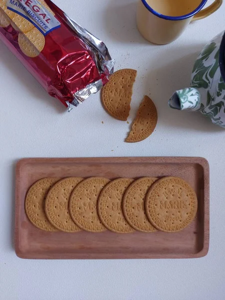 Bogor Indonesia August 2022 Regal Marie Biscuit Indonesian Biscuit Brand — Stockfoto