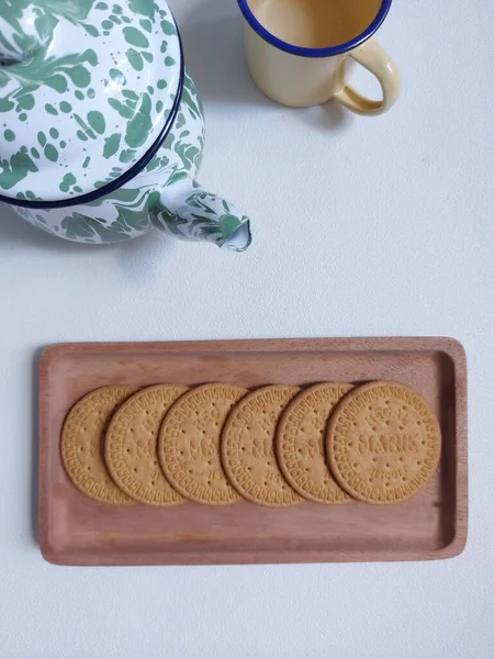 Bogor Indonesia August 2022 Regal Marie Biscuit Indonesian Biscuit Brand — Foto Stock