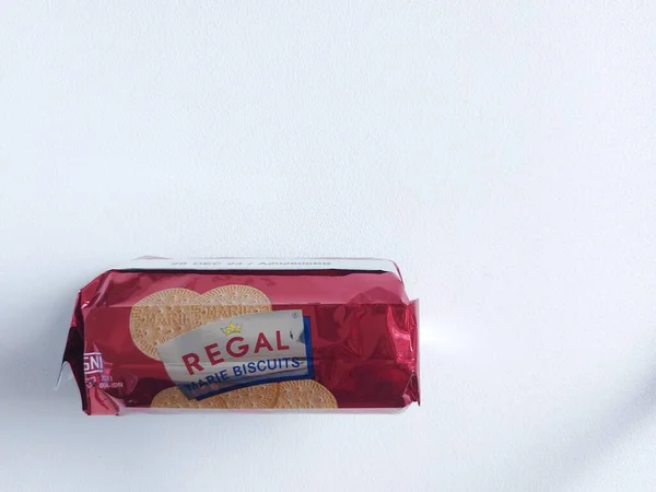 Bogor Indonesia August 2022 Regal Marie Biscuit Indonesian Biscuit Brand — Foto de Stock
