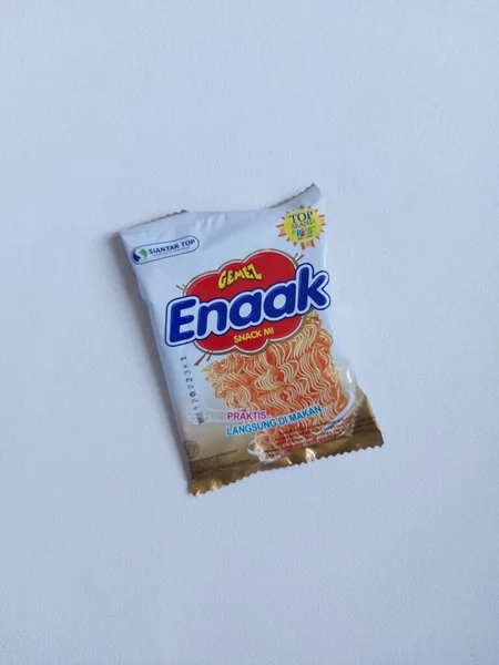 Bogor Indonesia August 2022 Gemez Enak Snack Brand Indonesia Dried — Zdjęcie stockowe