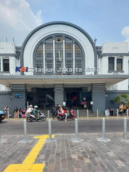 Jakarta Indonesia August 2022 Stasiun Jakarta Kota Stasiun Ini Merupakan — Stok Foto