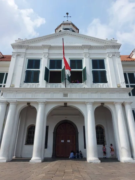 Jacarta Indonésia Agosto 2022 Construção Museu História Jacarta Museu Fatahillah — Fotografia de Stock