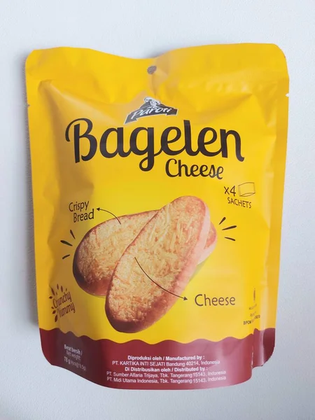 Bogor Indonesia Septiembre 2022 Paroti Bagelen Cheese Marca Del Producto —  Fotos de Stock