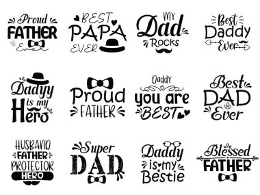 babalar günü tipografisi alıntıları