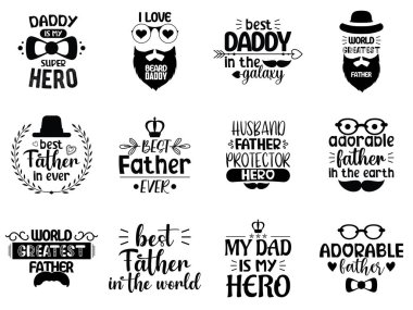 babalar günü tipografisi tasarımı