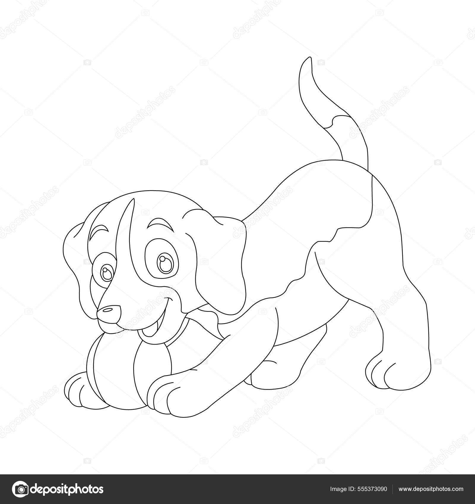 Desenhos de Cachorro para Colorir