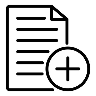 Belge Dosyası Doküman İşletmesi Düz Simgesi Beyaz Arkaplanda İzole Edildi