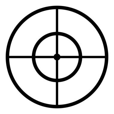 Parçacık Düzlüğü Simgesi Beyaz Arkaplanda İzole Edildi