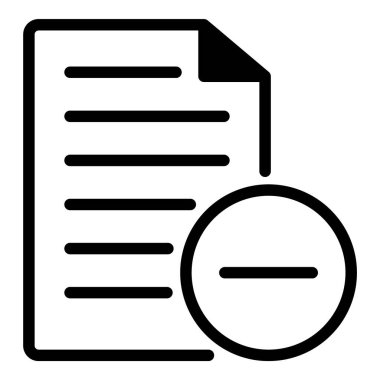 Belge Dosyası Doküman İşletmesi Düz Simgesi Beyaz Arkaplanda İzole Edildi