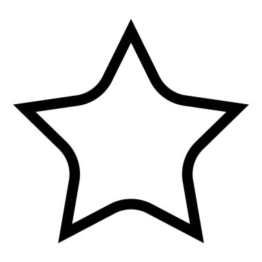 Yıldız Gecesi Galibi Düz Simge Beyaz Arkaplanda İzole Edildi