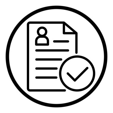 Çember Küre Ampul Belgesi Belge Simgesi Beyaz Arkaplan Düz Simgesinde İzole Edildi Beyaz Arkaplanda İzole Edildi