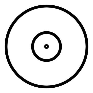 Parçacık Düzlüğü Simgesi Beyaz Arkaplanda İzole Edildi