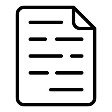 Belge Dosyası Doküman İşletmesi Düz Simgesi Beyaz Arkaplanda İzole Edildi