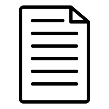 Belge Dosyası Doküman İşletmesi Düz Simgesi Beyaz Arkaplanda İzole Edildi