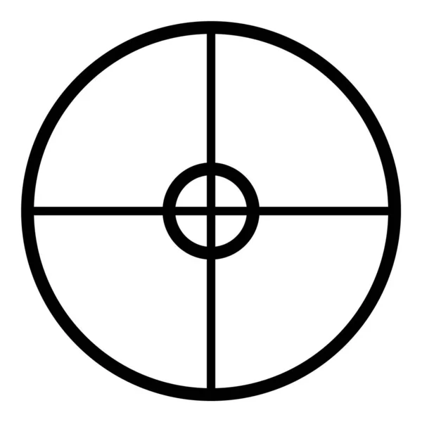 Absehen Flat Icon Auf Weißem Hintergrund Isoliert — Stockvektor