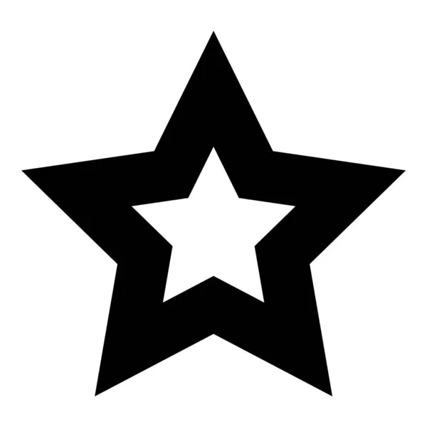 Star Night Winner Icono Plano Aislado Sobre Fondo Blanco — Vector de stock