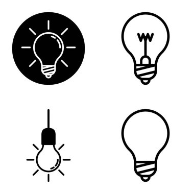 Ampuller 1-3 Düz Simge Seti Beyaz Arkaplanda İzole Edildi