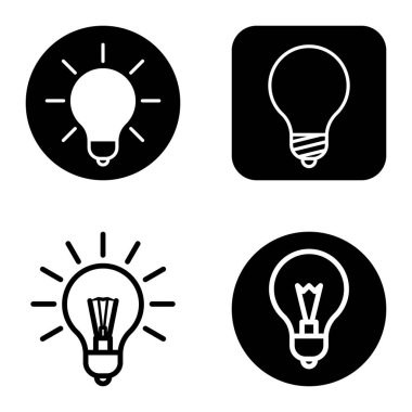 Ampuller 1-3 Düz Simge Seti Beyaz Arkaplanda İzole Edildi