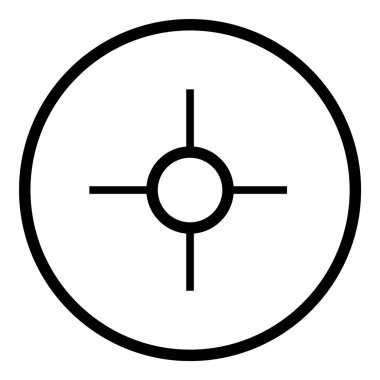 Parçacık Düzlüğü Simgesi Beyaz Arkaplanda İzole Edildi