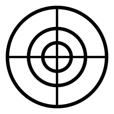 Parçacık Düzlüğü Simgesi Beyaz Arkaplanda İzole Edildi