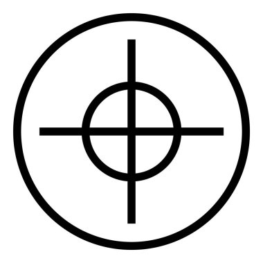 Parçacık Düzlüğü Simgesi Beyaz Arkaplanda İzole Edildi