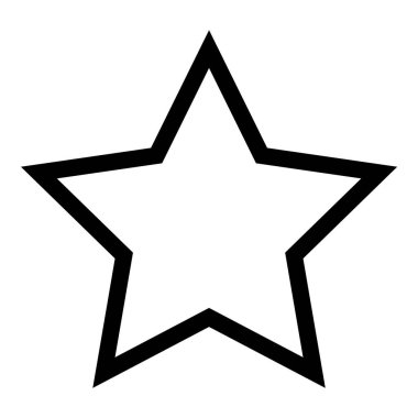 Yıldız Gecesi Galibi Düz Simge Beyaz Arkaplanda İzole Edildi