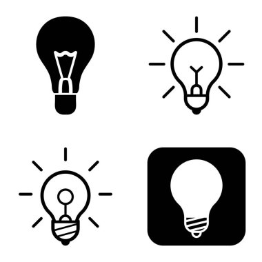 Ampuller 1-3 Düz Simge Seti Beyaz Arkaplanda İzole Edildi