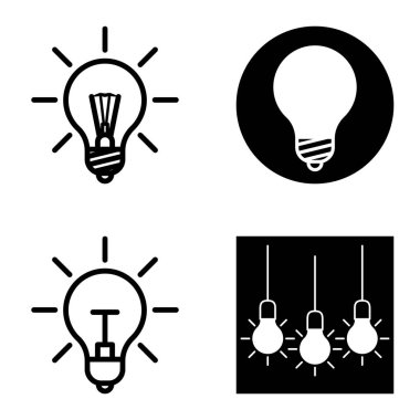 Ampuller 1-3 Düz Simge Seti Beyaz Arkaplanda İzole Edildi