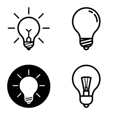 Ampuller 1-3 Düz Simge Seti Beyaz Arkaplanda İzole Edildi