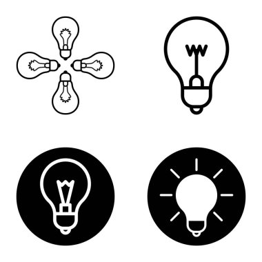 Ampuller 1-3 Düz Simge Seti Beyaz Arkaplanda İzole Edildi