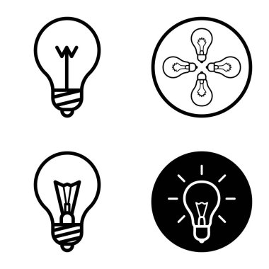 Ampuller 1-3 Düz Simge Seti Beyaz Arkaplanda İzole Edildi