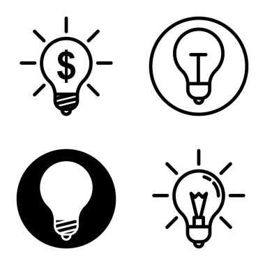 Ampuller 1-3 Düz Simge Seti Beyaz Arkaplanda İzole Edildi