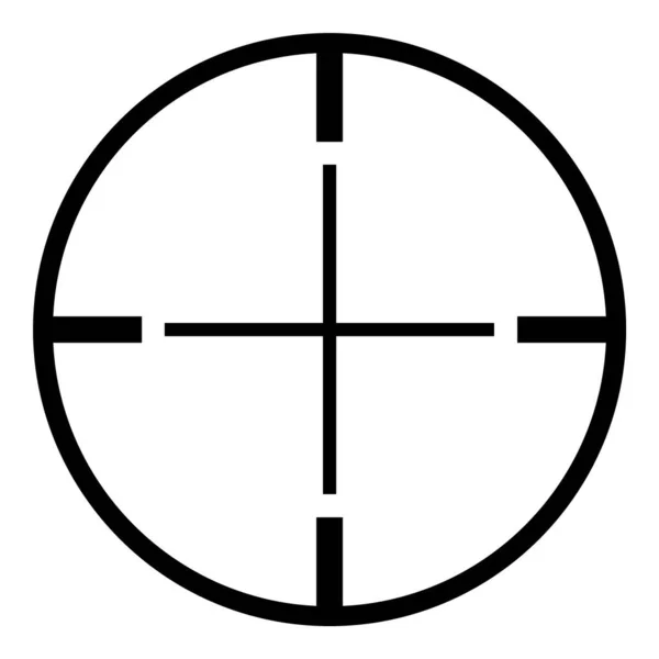 Целеустремленная Плоская Икона Белом Фоне — стоковый вектор