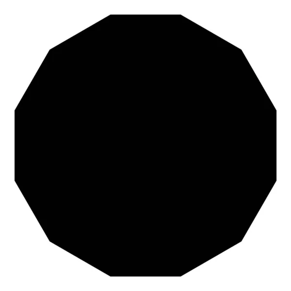 Фигуры Многоугольника Геометрия Плоская Икона Изолирована Белом Фоне — стоковый вектор