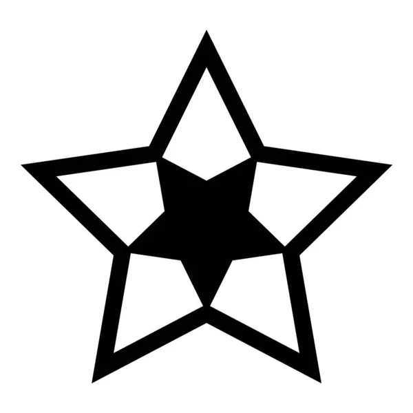 Star Night Winner Flat Icon Isolated White Background — Stockový vektor