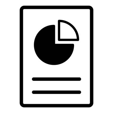 Belge Dosyası Doküman İşletmesi Düz Simgesi Beyaz Arkaplanda İzole Edildi