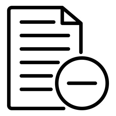 Belge Dosyası Doküman İşletmesi Düz Simgesi Beyaz Arkaplanda İzole Edildi