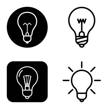 Ampuller 1-3 Düz Simge Seti Beyaz Arkaplanda İzole Edildi