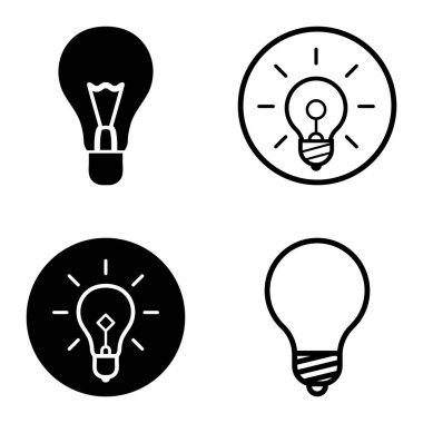 Ampuller 1-3 Düz Simge Seti Beyaz Arkaplanda İzole Edildi