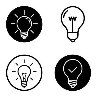 Ampuller 1-3 Düz Simge Seti Beyaz Arkaplanda İzole Edildi