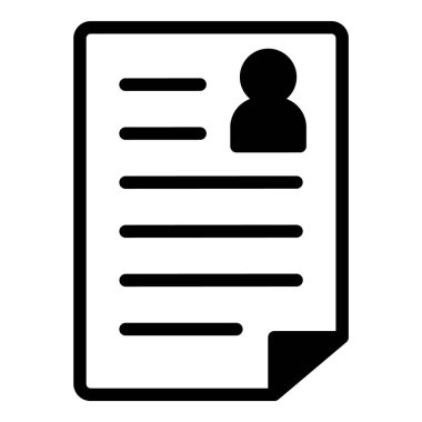 Belge Dosyası Doküman İşletmesi Düz Simgesi Beyaz Arkaplanda İzole Edildi