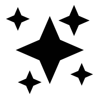 Yıldızlar Gecesi Galibi Düz Simge Beyaz Arkaplanda İzole Edildi