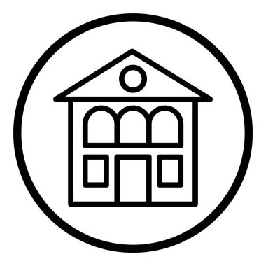 Çember Küre Ampul Belgesi Belge Simgesi Beyaz Arkaplan Düz Simgesinde İzole Edildi Beyaz Arkaplanda İzole Edildi