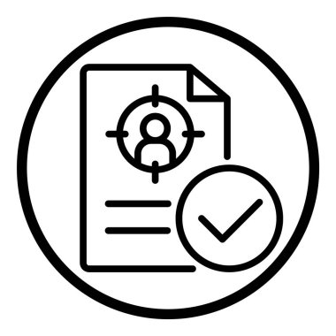 Çember Küre Ampul Belgesi Belge Simgesi Beyaz Arkaplan Düz Simgesinde İzole Edildi Beyaz Arkaplanda İzole Edildi