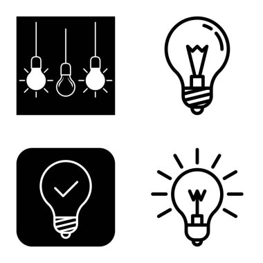 Ampuller 1-3 Düz Simge Seti Beyaz Arkaplanda İzole Edildi