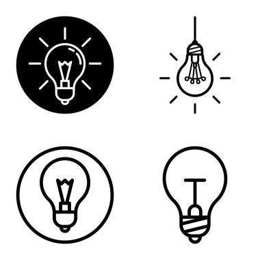 Ampuller 1-3 Düz Simge Seti Beyaz Arkaplanda İzole Edildi