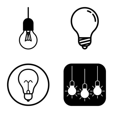 Ampuller 1-3 Düz Simge Seti Beyaz Arkaplanda İzole Edildi
