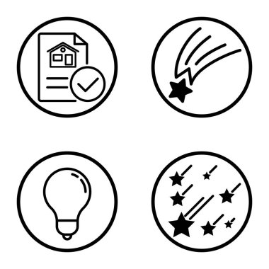 Daireler 1-2 Düz Simge Seti Beyaz Arkaplanda İzole Edildi