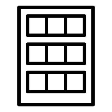 Ev Binası Ev Simgesi Beyaz Arkaplanda İzole Edildi