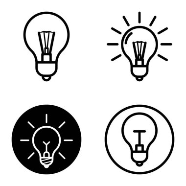 Ampuller 1-3 Düz Simge Seti Beyaz Arkaplanda İzole Edildi
